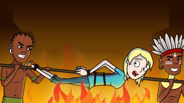 女孩因为好奇,竟去食人族部落旅游,不料半夜差点被食人族吃掉