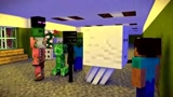 Minecraft动画：怪物们的房间挑战！