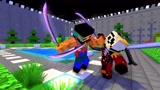 Minecraft动画《剑之荣耀》，三刀流剑客与剑皇之战！
