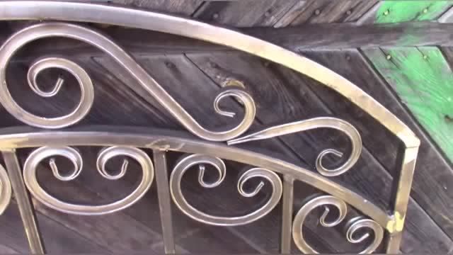 大叔好手艺,方管卷弯焊接铁艺作品,让人羡慕