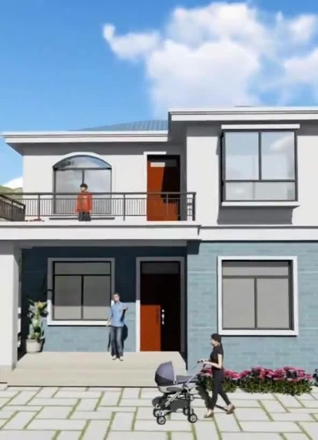 15万建起来的二层小别墅在农村房子这样建省钱又美观