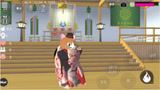樱花校园模拟器：把死亡女主抱去神社复活，结果又被猫管家烧死了