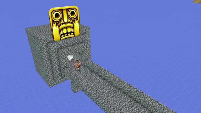 我的世界怪物学院 神庙逃亡(一) 凋零骷髅开挂作弊苦力怕自爆了