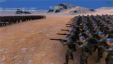 史诗战争模拟器：500名秦国士兵，能否战胜100名二战机枪手？