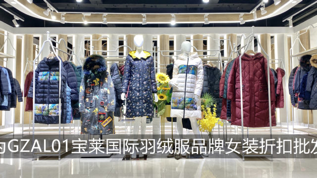宝莱国际羽绒服 专柜女装尾货 品牌折扣女装尾货 女装快手货源
