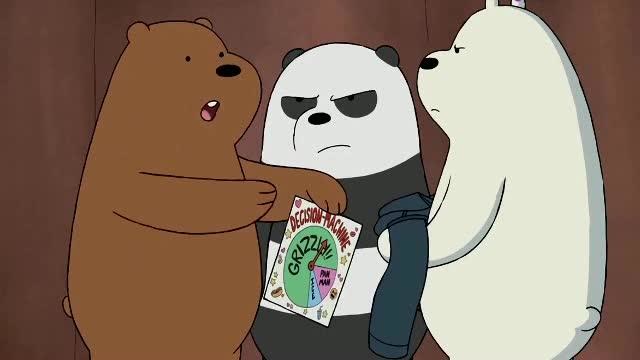 咱们裸熊:这件夹克真可怕啊,三兄弟竟然为了一件衣服争抢了起来