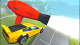 小汽车VS巨型吹风机谁更胜一筹？3d动画实测，结果太真实了！