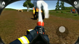 消防员模拟器：消防员主动出击，救援路边的草垛！