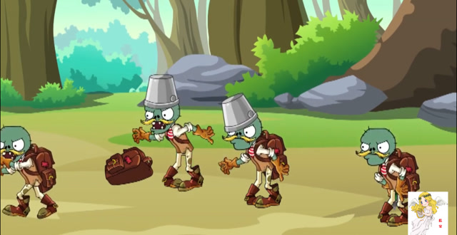 植物大战僵尸,充能柚子阿开木木大战铁通失落僵尸全明星僵尸普通失落