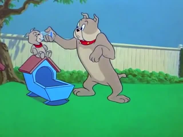 猫和老鼠:狗儿子患怪病,一被吓就打嗝,而且打着打着能起飞