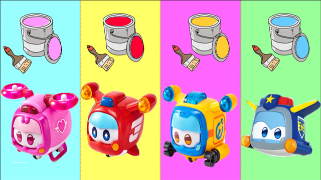 帮助超级宠物乐宝多宝爱宝警宝,选择正确的颜色吧