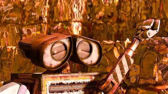 地球被垃圾覆盖,机器人瓦力末世工作700年,太孤独了!