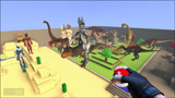 GMOD游戏怪兽抓奥特曼的恐龙来当坐骑怎么办？