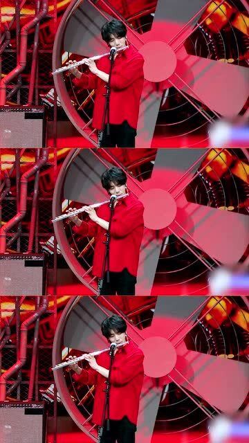 华晨宇演奏长笛,不愧是多才多艺的花花