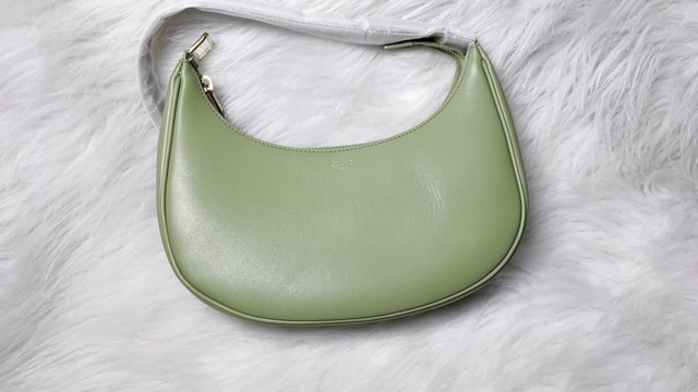 celine思琳赛琳女包ava牛皮单肩新月包腋下包193953dgq