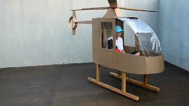 创意手工用纸板箱做一个直升飞机是什么样的体验