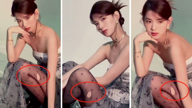 孙一宁性感大片曝光穿抹胸配破洞黑丝魅惑性感网友看了直呼受不了