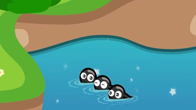 f2917_小蝌蚪找妈妈卡通背景