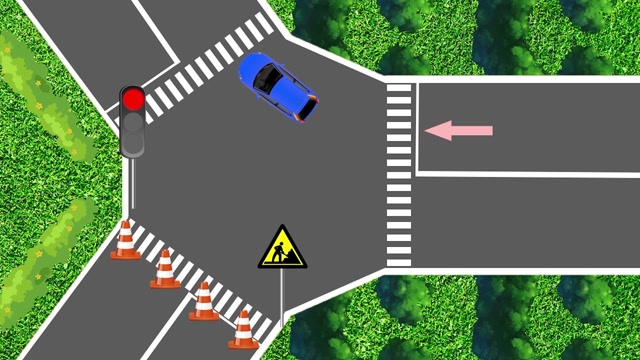 右转习惯了遇到三岔路口直接走错遇到三岔路口要看好地上的标志不然