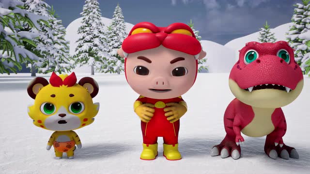 猪猪侠之恐龙日记第六季  第0集预告 阿五想滑雪,阿七扭出一个平平无