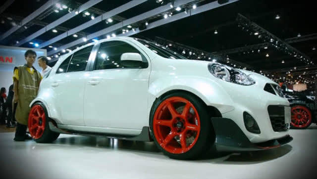 众里寻他日产玛驰marchk13改装show