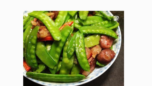 清炒豌豆荚,美味健康好吃营养,老少皆宜的美味佳肴