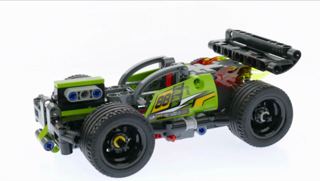 lego乐高积木机械组42072高速赛车旋风冲击