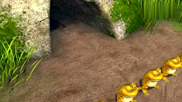 动漫:熊出没,光头强居然抓住整个林蛙王国换钱,这下有花不完的钱