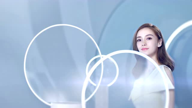 欧诗漫携手angelababy拍摄珍珠白系列产品广告大片