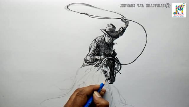 看看牛人是如何画画的 ,第一次看这样画的!