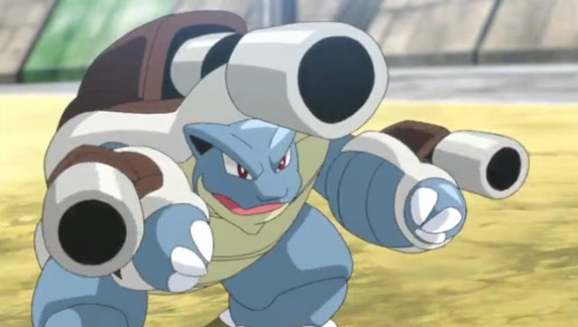 mega水箭龟超帅,击败了卡洛斯冠军——艾岚的喷火龙!