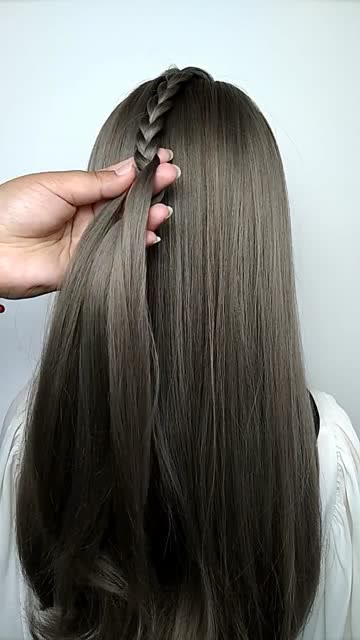 夏季最火的鱼尾辫,扎起来很漂亮呢!