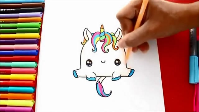 亲子简笔画:大脸猫画画