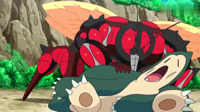 神兽爆肌蚊瞬间吸干卡比兽 小智和皮卡丘前来救援