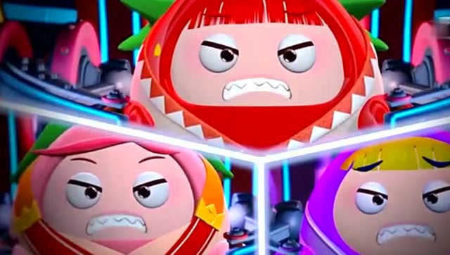 果宝特攻:果宝三剑客夫妇对战火龙王!