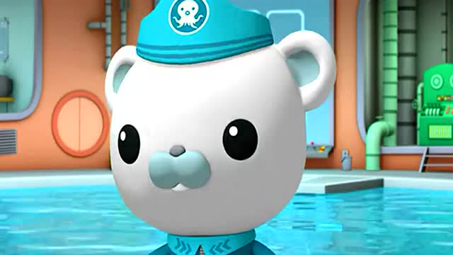 儿童动画片 章鱼堡灌满了水 也找到小滑溜了:海底小纵队