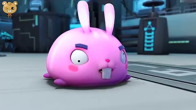 猪猪侠:太空海兔在飞船里面跑来跑去