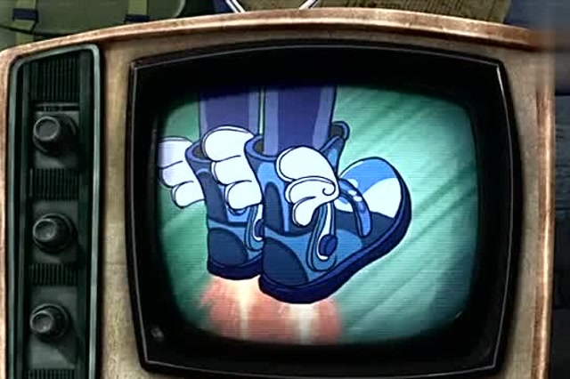 光头强: 又贪便宜,花88元买了高科技火箭靴!