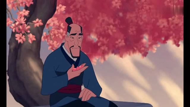 花木兰带着皇上的赏赐回家父亲说的话让人感动