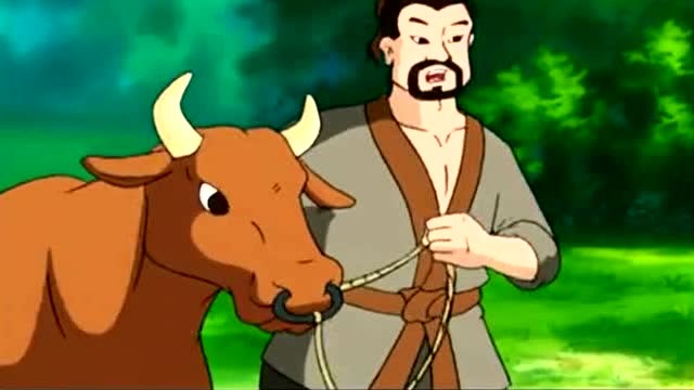 益智早教故事,明山宾卖牛