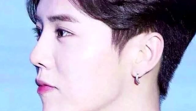 鹿晗换发型,打耳洞,颠覆形象,小鲜肉秒变"坏男孩"