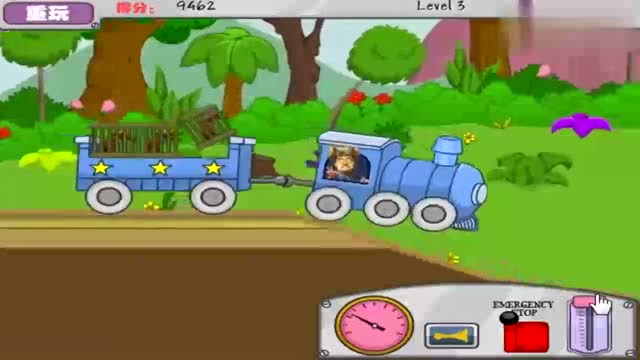 熊出没之光头强开火车拉熊二