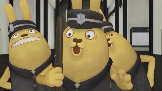 监狱兔:狱警兔想趁着越狱兔睡觉时间偷袭他啊!