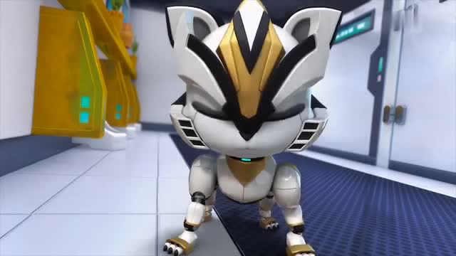 阿五和猪猪侠成功躲避了钢齿虎,结果被一滩水坏事了!