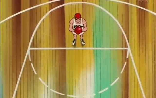 灌篮高手 樱木罚球线 没人教过他罚球 能罚进吗他