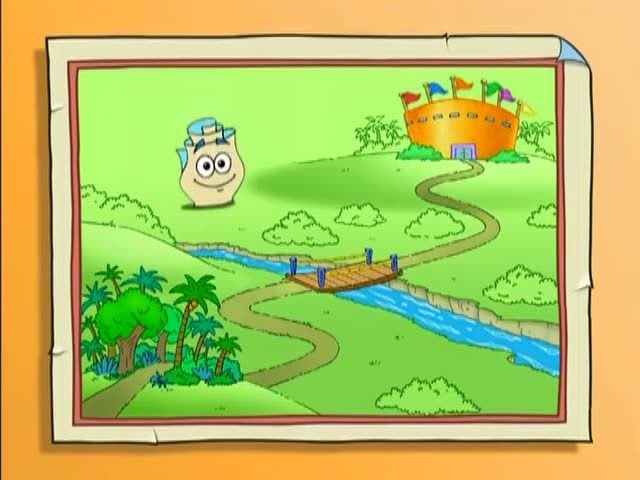 爱探险的朵拉朵拉打开地图她和boots去足球场