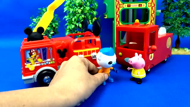 托马斯家竟然着火了快和巴克队长还有小猪佩奇一起去救火吧