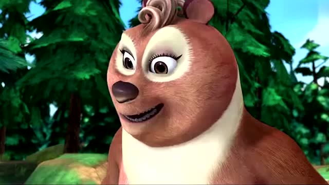 熊出没:母熊要来森林度假,光头强乔装成人妖来接驾