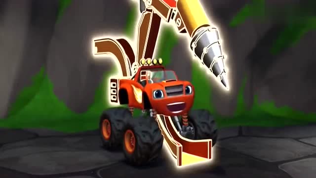 飚速的车变成了钻头车,任何坚硬的石头都能钻掉!