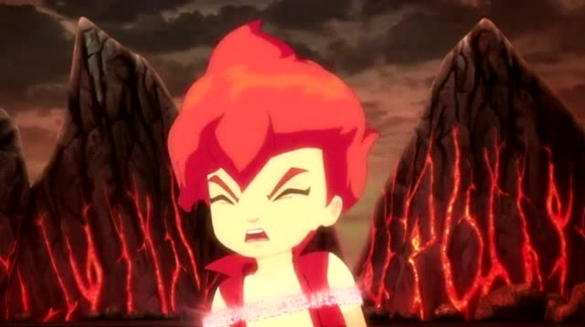 斗龙战士灼眼魔龙捆住了小熠小熠月挣扎就会越痛苦